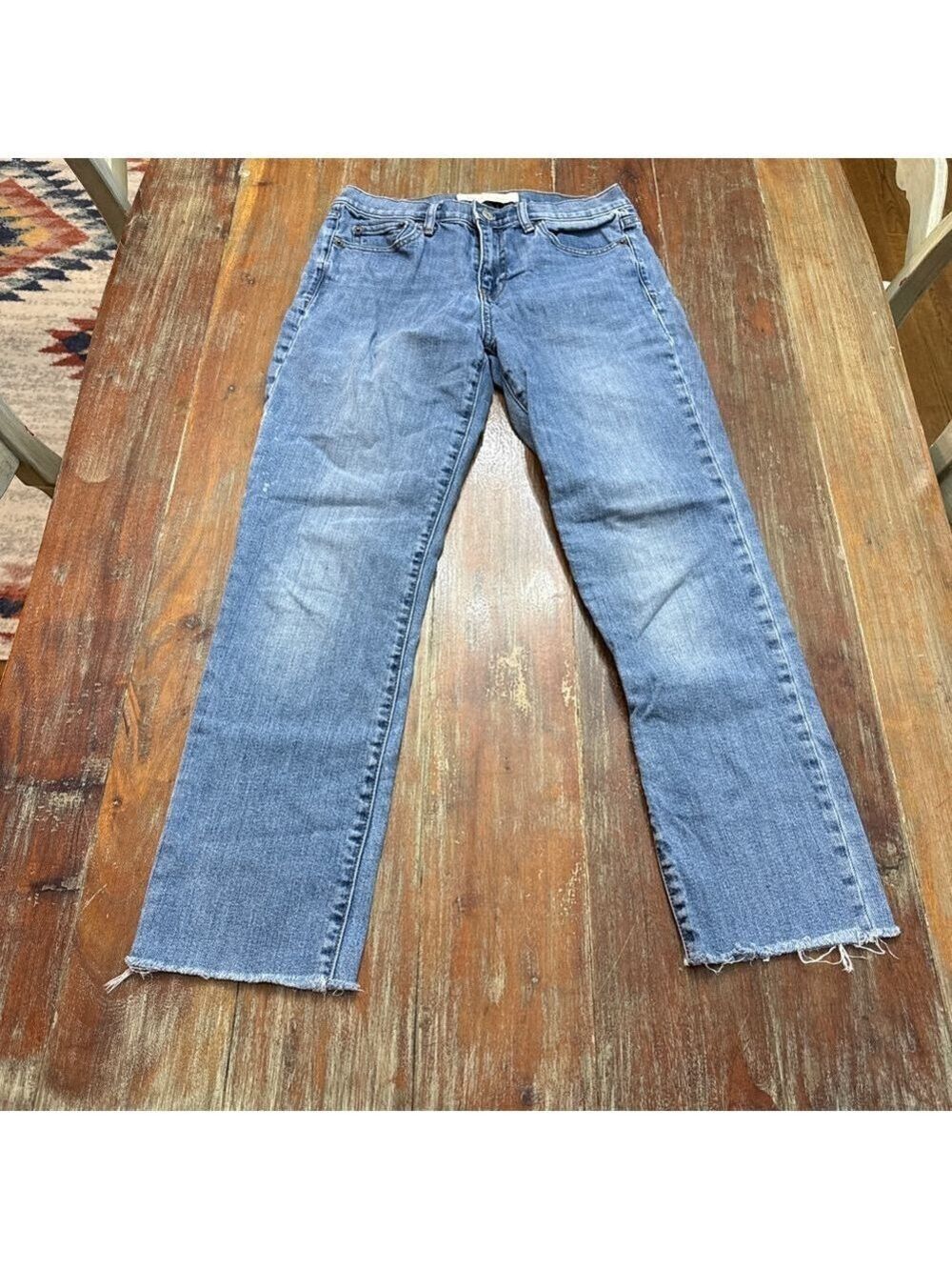 Gap Blue Straight Leg Jeans Womens Size 27